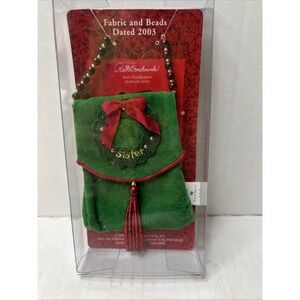 2003 Hallmark Keepsake Ornament Sister Y2K Christmas